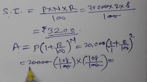 //106//Compound Interest, Class 8th Mathematics, Chapter 14,Practice set 14.2 part 5 MH State