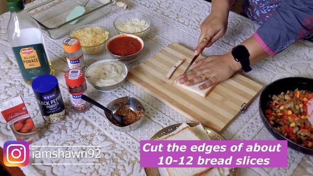EASY BREAD LASAGNA RECIPE | VEGETABLE LASAGNA USING BREAD | MICROWAVE RECIPE | SGF VLOGS