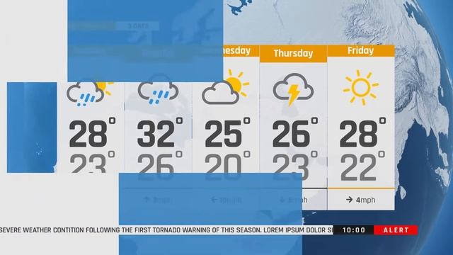 The Complete World Weather Forecast ToolKit | Broadcast Packages (After Effects template)