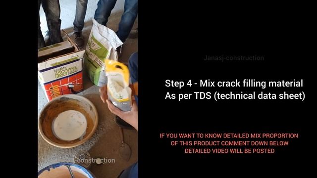AAC block crack repairing procedure- step by step смотреть онлайн