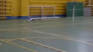 Первый полёт T-Rex 450 (настройка).MOV