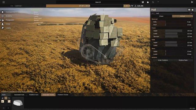 Эксперименты в игре Sprocket!!! ПОСТРОИЛ ТАНК-КАЧЕЛИ и ТАНК-САМУРАЙ!!! + БОНУС!!! смотреть онлайн