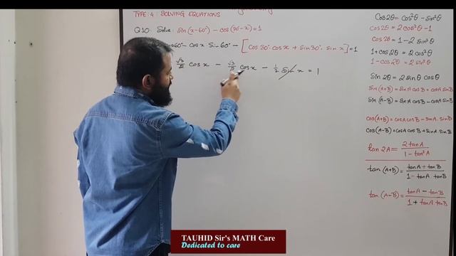 A2 : P3 : TRIGONOMETRY 10 solving equaion by sin(A+B) & cos(A-B) formula смотреть онлайн