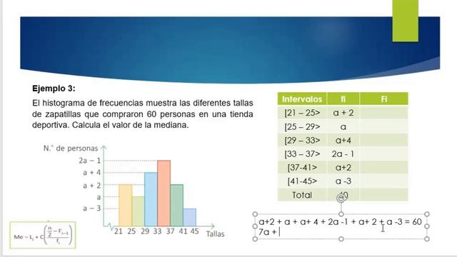 Medidas de tendencia central de datos agrupados: Mediana смотреть онлайн