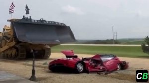 Tank vs D11T Bulldozer (Car Crush) (2024)