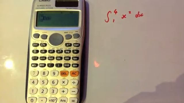 Definite Integral - Casio fx-991ES смотреть онлайн