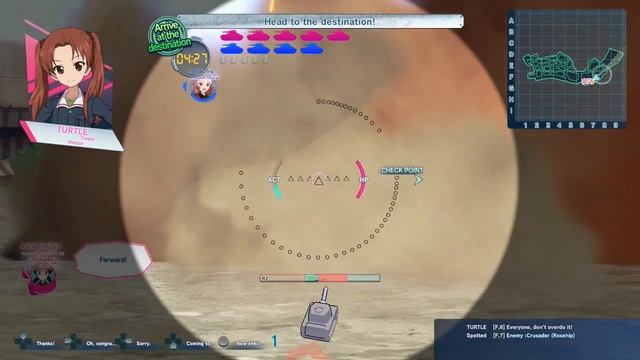 Girls und Panzer: Dream Tank Match | 09—Story Mode: Exhibition: Battle in Oarai Streets (All Clear) смотреть онлайн