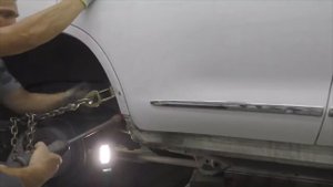 Лэнд Крузер, начинаем с малого. Body repair after an accident.