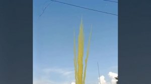 СУ0402512 Дневная батарея салютов желтая 25*1,25 (треск)