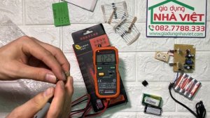 Hướng dẫn sử dụng đồng hồ vạn năng FS8231 đo tự động tụ điện – điện – điện trở – thử điện cảm ứng