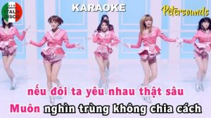 Vì Yêu - Hương Giang - KARAOKE -  Petersounds Remix - Modern Talking Style - New Italo Disco