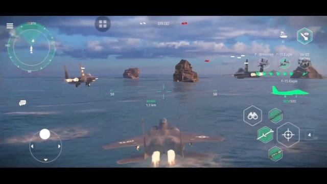 Alpha Test Gameplay! Modern Warship Mobile Game. USS NIMITZ (CVN-68) Vs. CN Type 001A Shandong