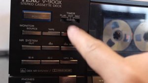 TEAC V-900X 3-Head Best 80s Cassette Deck