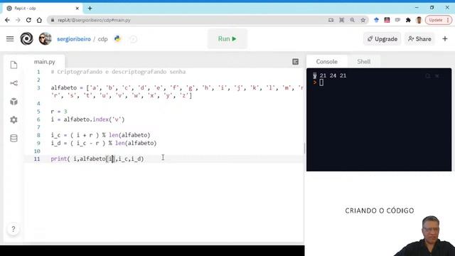 Cifra de Cesar | Formação Desenvolvedor Python | Aula 02