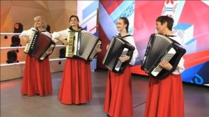 Квартет аккордеонисток "Эдельвейс" "Herz Schmerz Polka"  /"Edelweiss" Quartet  Новосибирск