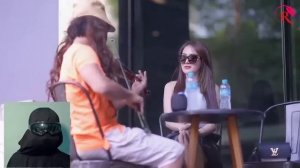 REAKSI: Agogo Violin Buat Bunga Cewek Cantik Menangis Terharu Kerana Teruja Dan Salting #reaction