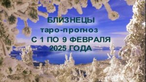 БЛИЗНЕЦЫ ТАРО-ПРОГНОЗ С 1 ПО 9 ФЕВРАЛЯ 2025 ГОДА