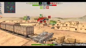 Бой на танке Титан т-54д в Tanks Blitz