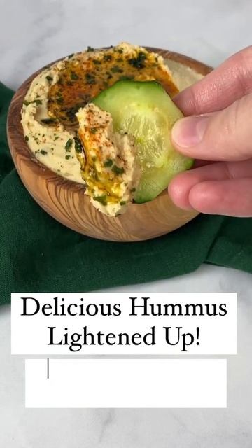 Delicious Hummus Lightened Up! #shorts #hummus #healthyrecipes #food смотреть онлайн