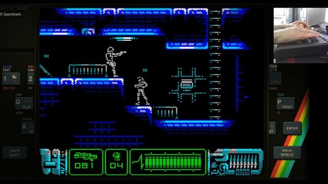 aliens neoplasma 2 zxspectrum 128k gameplay  prima parte completa