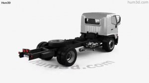 Hino 500 Chassis Truck 2022 3D model by 3DModels.org