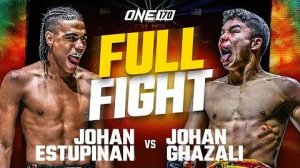 Спорт-Муай тай: Johan Estupinan vs. Johan Ghazali | ONE 170 Full Fight