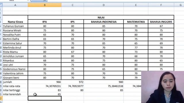 tutorial bagaimana cara mencari median dan modus data kelompok  pada ms.excel
