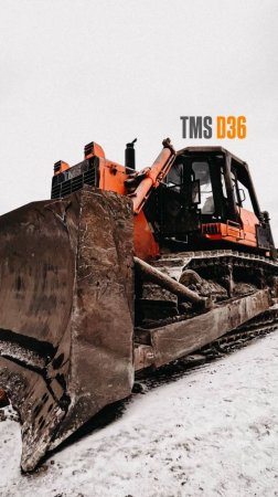 Бульдозер TMS D36 и экскаватор Doosan