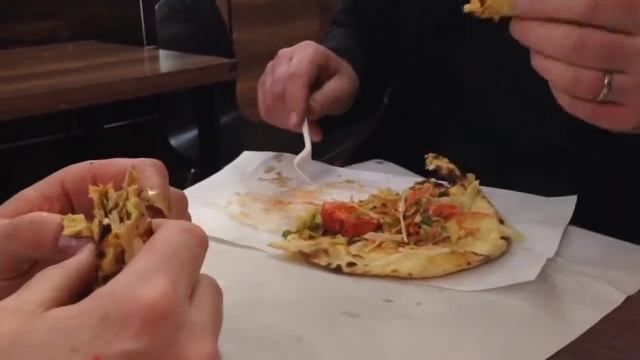 Eating a Kebab in Zam Zam's Kebab Shop Chorlton Manchester смотреть онлайн