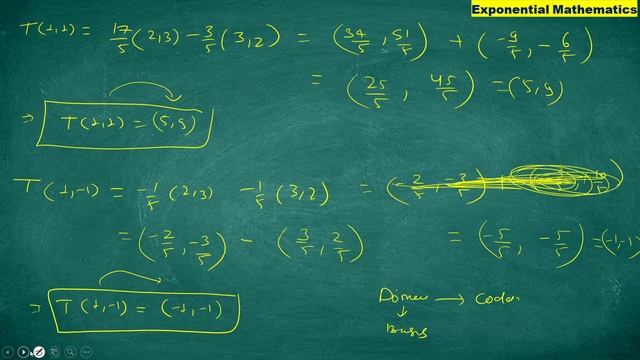 Matrix Representation of LT Question Practice ,Lets Crack CUET PG MSC ENTRANCE ,DU ,JNU,BHU,HCU