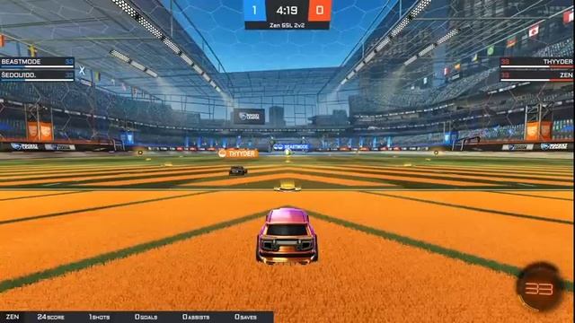 Как ZEN разрывает соперников в Rocket League – гонка за победой на максимум 🌟🚗⚽ смотреть онлайн