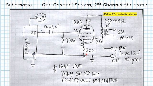 DIY Low Cost Stereo Bluetooth Tube Amp Working at Only 12 Volts! смотреть онлайн