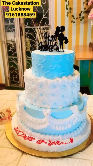 Wedding anniversary cake designs #cakeshorts #shorts #shorts2022 #couplecake #love #lovestatus #cak