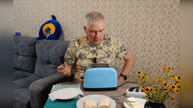 Тостер Kitfort KT-2014 - Жарим ленивые хачапури смотреть онлайн