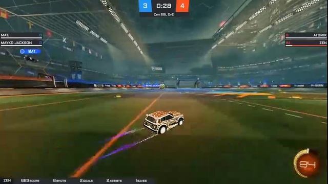 Захватывающий матч ZEN в Rocket League: гонка на максимум! 🚗⚽ смотреть онлайн