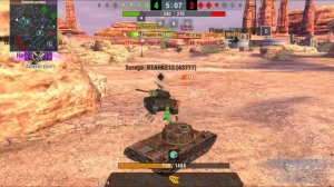 Бой на одном из лучших танков для фарма серебра в Tanks Blitz. #tanksblitz #блиц #танки