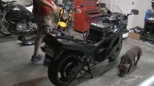 Kawasaki Ninja ZX -11 Oil change and spark plugs