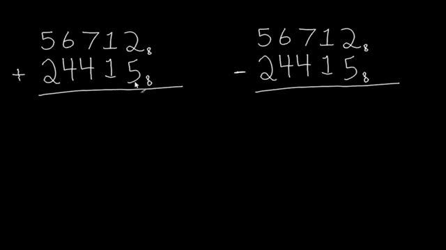 Adding and Subtracting Different Number Systems