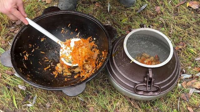 САМАЯ ВКУСНАЯ ПЕРЛОВАЯ КАША В АФГАНСКОМ КАЗАНЕ THE JUICIEST PEARL PORRIDGE IN AFGHAN KAZAN смотреть онлайн