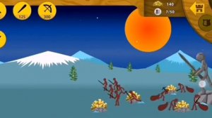Атака стикменов чёрные стикмены против красных |stick war legacy 1#