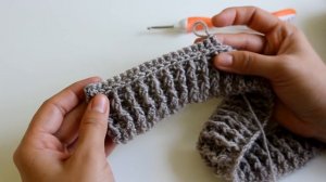 МУЖСКОЙ ШАРФ КРЮЧКОМ Crochet Scarf