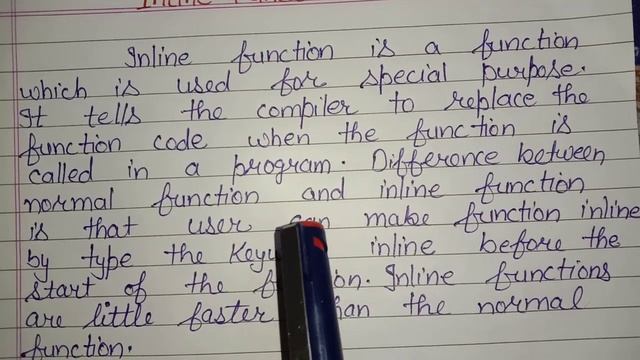 Inline functions in C++. Advantages of inline functions #inline #function #c++ @simanstudies