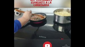 Espagueti a la carbonara, acompañarme y cocinamos