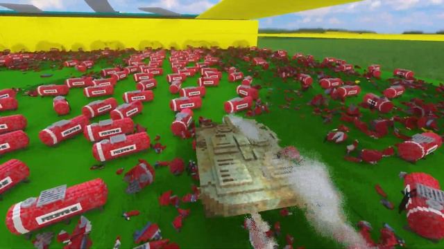 GIANT Tank & TINY Tank vs PROPANE Tanks ✅ Teardown gameplay смотреть онлайн