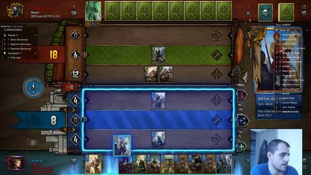 Gwent 41 Foltest Hubert Rejk ~ Lambert ~ Gwent Deck Gameplay смотреть онлайн