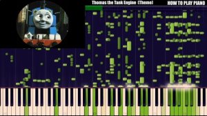 HOW TO PLAY PIANO - Thomas the Tank Engine Theme  [HARD Piano Tutorial]