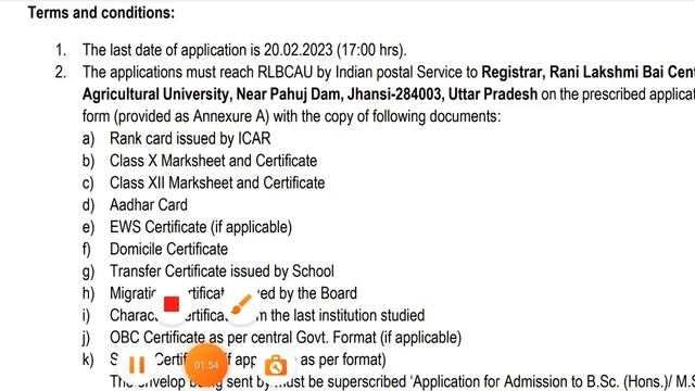 RLBCAU Jhasi Spot Round Counseling| ICAR  Vacant Seat Admission Apply कैसे करे?🤔 Admission Process
