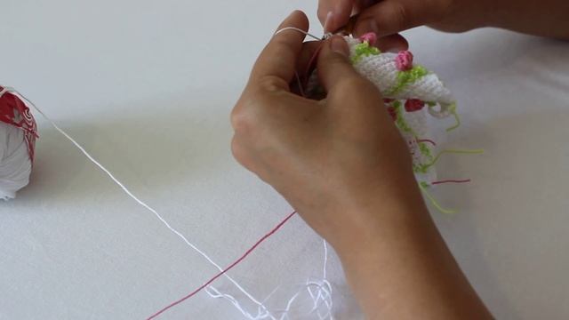 Вязание крючком. Crochet. Узор 1  "Розочки" Часть 3