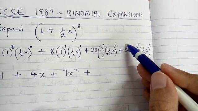 KCSE 1989 - BINOMIAL EXPANSIONS смотреть онлайн