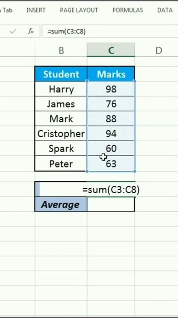 The Power Of SUM and AVERAGE In Excel